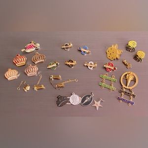 Beta Sigma Phi Epsilon Sorority pins charm lot of 26
